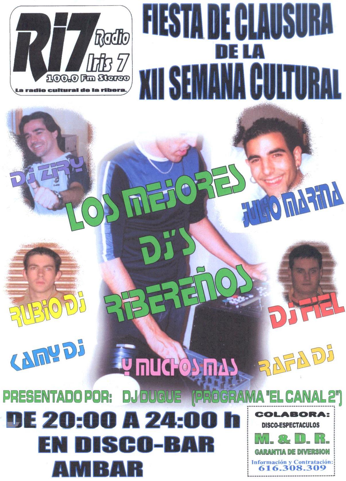 Cartel de 1ª Fiesta M&DR (18-12-2005) Cartel de 1ª Fiesta M&DR (18-12-2005)